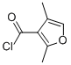 2,4-Dimethyl-3-furoyl chloride Structure,15139-39-6Structure