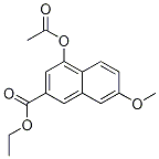 4-(乙酰基氧基)-7-甲氧基-2-萘羧酸乙酯结构式_151502-72-6结构式