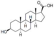 3-Beta-hydroxy-5-alpha-androstane-17-beta-carboxylic acid Structure,15173-54-3Structure