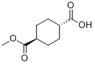 Trans-1,4-cyclohexanedicarboxylic acid 1-methyl ester Structure,15177-67-0Structure