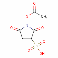 1-乙酰氧基-2,5-二氧代吡咯烷-3-磺酸结构式_152305-87-8结构式