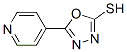 5-(4-吡啶基)-1,3,4-噁二唑-2-硫醇结构式_15264-63-8结构式
