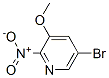 5-Bromo-3-methoxy-2-nitropyridine Structure,152684-26-9Structure