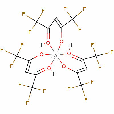 六氟乙酰丙酮铝结构式_15306-18-0结构式