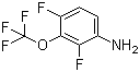 3-氨基-2,6-二氟(三氟甲氧基)苯结构式_153338-24-0结构式