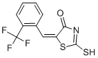 (5E)-2-疏基-5-[2-(三氟甲基)亚苄基]-1,3-噻唑-4(5H)-酮结构式_153568-04-8结构式