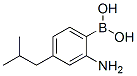 2-氨基-4-(2-甲基丙基)苯硼酸结构式_153624-54-5结构式
