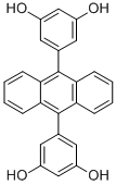 蒽-9,10-双(5-间苯二酚)结构式_153715-08-3结构式