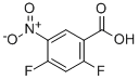 2,4-二氟-5-硝基苯甲酸结构式_153775-33-8结构式