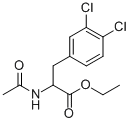 Ac-dl-phe(3,4-cl2)-oet结构式_153828-98-9结构式