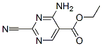 4-氨基-2-氰基-嘧啶-5-羧酸乙酯结构式_15400-50-7结构式