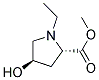 L-proline, 1-ethyl-4-hydroxy-, methyl ester, trans-(9ci) Structure,154342-67-3Structure