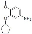 3-(Cyclopentyloxy)-4-methoxyaniline Structure,154464-26-3Structure
