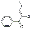(z)-(9ci)-2-氯-1-苯基-2-戊烯-1-酮结构式_154469-74-6结构式