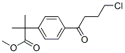 4-[4-氯-1-丁酰基]-α,α-二甲基苯乙酸甲酯结构式_154477-54-0结构式
