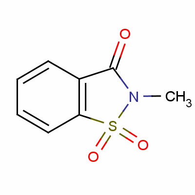 N-methylsaccharin Structure,15448-99-4Structure