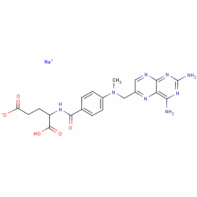 Methotrexate sodium Structure,15475-56-6Structure