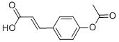 4-乙酰氧基肉桂酸结构式_15486-19-8结构式
