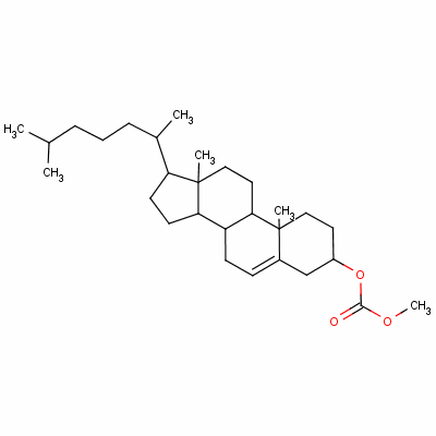 [10,13-Dimethyl-17-(6-methylheptan-2-yl)-2,3,4,7,8,9,11,12,14,15,16,17-dodecahydro-1h-cyclopenta[a]phenanthren-3-yl] methyl carbonate Structure,15507-52-5Structure