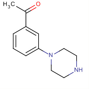 1-[3-(1-哌嗪)苯基]乙酮结构式_155088-96-3结构式