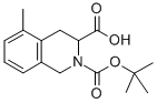 BOC-DL-5-Methyl-1,2,3,4-tetrahydroisoquinoline-3-carboxylic acid Structure,155367-45-6Structure