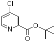 4-氯-吡啶-2-羧酸叔丁酯结构式_15583-17-2结构式