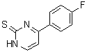 4-(4-氟苯基)-2-嘧啶硫醇结构式_155957-43-0结构式
