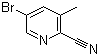 5-溴-3-甲基-2-吡啶甲腈结构式_156072-86-5结构式