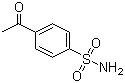 4-Acetylbenzenesulphonamide Structure