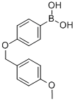 4-(4-甲氧基苄氧基)苯硼酸结构式_156635-90-4结构式