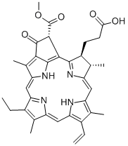 脱镁叶绿酸盐 A结构式_15664-29-6结构式
