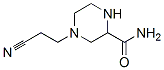 (9ci)-4-(2-氰基乙基)-2-哌嗪羧酰胺结构式_156833-96-4结构式