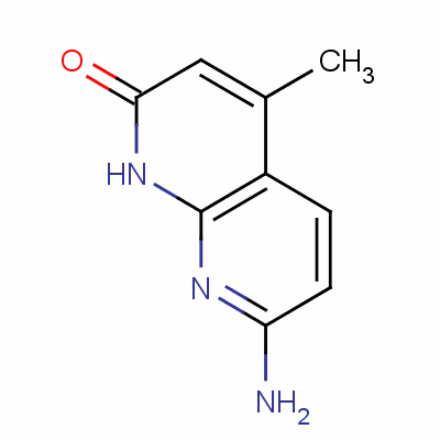 7-氨基-4-甲基[1,8]萘啶-2-醇结构式_1569-15-9结构式