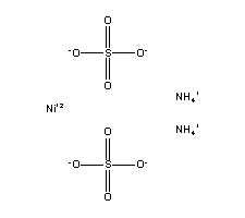 六水和硫酸镍二铵结构式_15699-18-0结构式