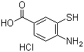 4-氨基-3-疏基苯甲酸盐酸盐结构式_1571-66-0结构式