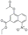 4-(乙酰基氧基)-8-硝基-2-萘羧酸乙酯结构式_157188-16-4结构式