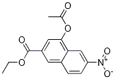 4-(乙酰基氧基)-6-硝基-2-萘羧酸乙酯结构式_157188-17-5结构式