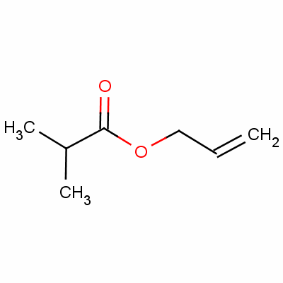 異丁酸烯丙酯结构式_15727-77-2结构式