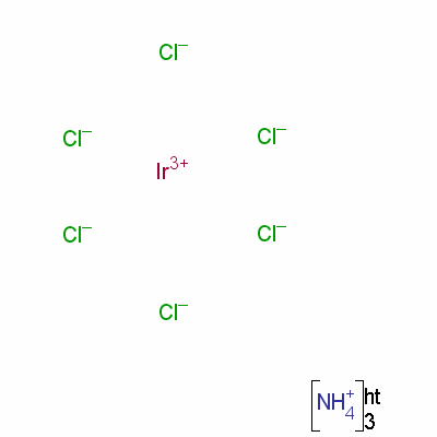 水合氯铱酸铵结构式_15752-05-3结构式