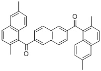 2,6-双(2,6-二甲基-1-萘甲酰基)萘结构式_157585-49-4结构式
