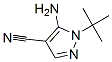 5-氨基-1-叔丁基吡唑-4-甲腈结构式_158001-28-6结构式