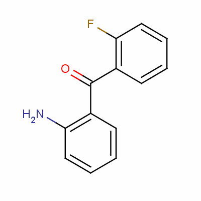 (2-氨基苯基)-(2-氟苯基)甲酮结构式_1581-13-1结构式