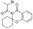 3-(2-溴代-1-氧代丙基)-螺[2H-1,3-苯并噁嗪-2,1’-环己烷]-4(3H)-酮结构式_158299-05-9结构式