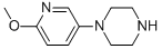 1-(6-甲氧基-3-吡啶)哌嗪结构式_158399-76-9结构式