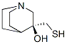(S)-3-羟基-3-巯基甲基奎宁环结构式_158568-64-0结构式