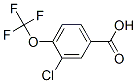 Benzoic acid, 3-chloro-4-(trifluoromethoxy)- Structure,158580-93-9Structure
