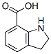 Indoline-7-carboxylic acid Structure,15861-40-2Structure