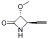 反式-(9ci)-4-乙炔-3-甲氧基-2-氮杂啶酮结构式_158612-61-4结构式