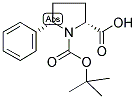 Boc-(2r,5s)-5-苯基-吡咯烷-2-羧酸结构式_158706-46-8结构式