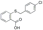 2-[(4-Chlorobenzyl)sulfanyl]benzenecarboxylic acid Structure,15887-84-0Structure